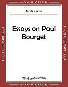 Essays on Paul Bourget